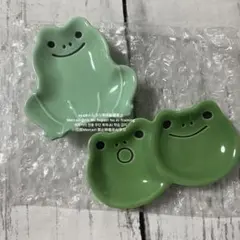 【即購入OK！匿名配送】小皿 ぷちケロ 緑 カエル ケロケロのサムネイル