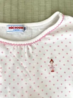 Miki House 水玉 長袖カットソー