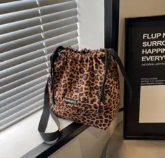 【新】ショルダーバッグ レオパード柄 ノーブランド