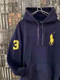 12M543◯ RalphLauren ビッグポニー 裏起毛 パーカー XS - メルカリ