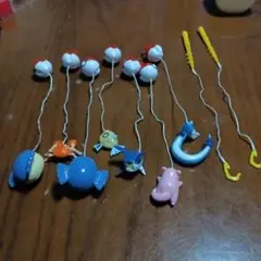 ポケモン フィギュア 8体セット 釣り糸付き