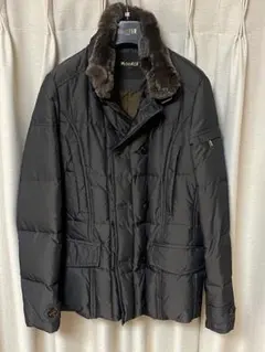 MOORER 다운 재킷 ファー付き ダークブラウン