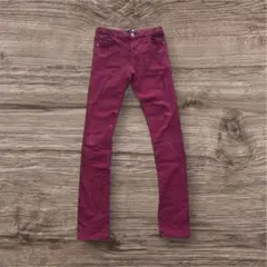 【フォロー割実施中】 オカイディ152cm ボルドー パンツ 長ズボン