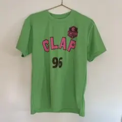 clap フィットネス　セットアップ　クロップドパンツ&Ｔシャツ　美品 clap フィットネス セットアップ クロップドパンツ&Tシャツ 美品 clap