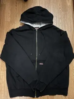 Dickies 黒 フルジップパーカー
