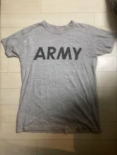 美品 米国製 チャンピオン T1011 ARMY 染み込みプリント Tシャツ M 