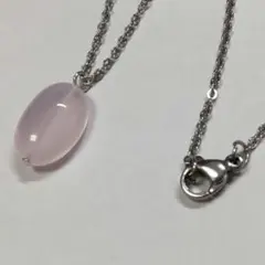 天然石 ローズクォーツ ネックレス ハンドメイド