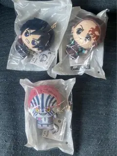 【袋あり】冨岡義勇＆竈門炭治郎＆猗窩座　アニメ鬼滅の刃ちびぐるみVol.7セット