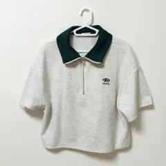 ハニーズ　ハーフジップゆるトップス