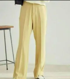 ~12/14〆　最終値下げ　新品未使用タグ付　フレアパンツ　vis　ビス