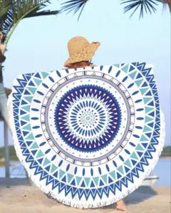 幾何学模様 大判マット