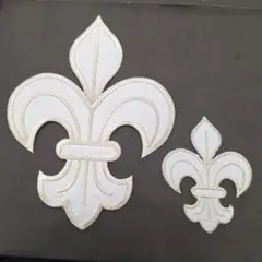 お客さまが厳選　格好いい！　リリークエスト　特大&M白(シルバー)2枚セット