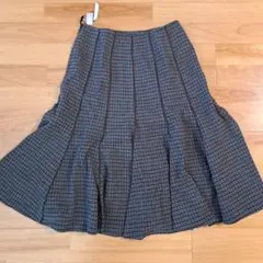 GEORGES RECH チェック柄プリーツスカート 38