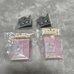 サンリオキャラクターズ タイルシールミニチュアチャーム ウサハナ 2点セット