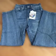 しまむら　ハイライズストレートジーンズ ブルーのサムネイル