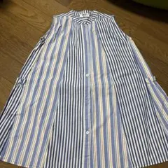 BREEZE ストライプ ノースリーブワンピース 100