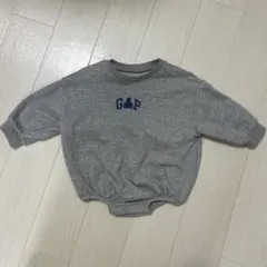 GAP グレー　バブルボディスーツ 6-12ヶ月