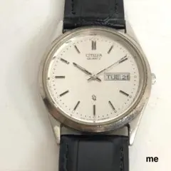 CITIZEN シチズン CQ 6100-S96389 シルバー デイデイト