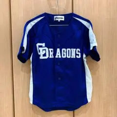 【レア】ミズノ★中日ドラゴンズ ★レトロユニフォーム★紺色×白★130センチのサムネイル