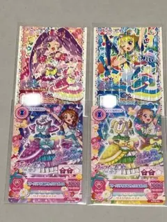 真中らぁら 南みれぃ 大空あかり 新条ひなき プリパラ アイカツ 入場者特典