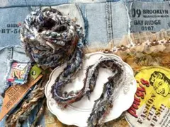 №.H555 引き揃え糸 ファンシーヤーン 素材糸 変わり糸