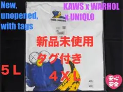 4XL☆新品☆UNIQLO×KAWS＋WARHOL カウズ+ウォーホル UT ⑭
