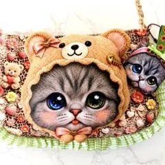 mofuu 三毛猫 三層トースト スクイーズ ねこ 手書き - メルカリ