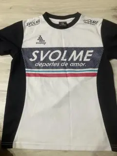 SVOLME 半袖プラクティスシャツ 150cm ホワイト／ネイビー