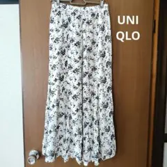 UNIQLO 花柄ロングスカートのサムネイル