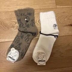 MOOMIN フェザータッチ ソックス 2足セット バラ売り可のサムネイル