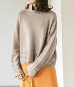 N.O.R.C by the line ウールカシミヤクロップドタートル