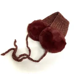 新品　ニットイヤーマフラー イヤマフ 耳当て 防寒