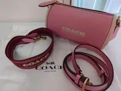 COACH　オリオンバレルバッグ　ピンクのサムネイル