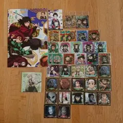 鬼滅の刃 ビックリマンシール 冨岡義勇 不死川実弥 童磨 獪岳 レア ステッカー