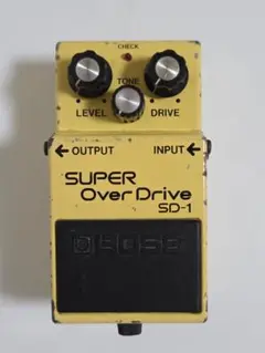 激安！BOSS SD-1シリアル400 1981年製JRC4558D最初期日本製 BOSS SD-1 ACA電源 旧基板 日本製 1983年（ビンテージ/送料無料