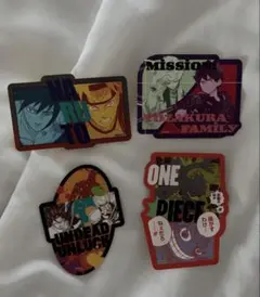 ジャンプ ステッカーコレクション Hero VS Villain セット - メルカリ