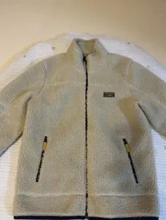 L.L.Bean フリースジャケット MED-REG クリーム色