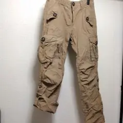 【匿名配送】2WAY　カーゴパンツ　ベージュ