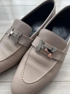 新品未使用　エルメス　モカシン　パリ　37.5 24.5センチ HERMES エルメス モカシン パリ 37.5 24.5センチ - メルカリ
