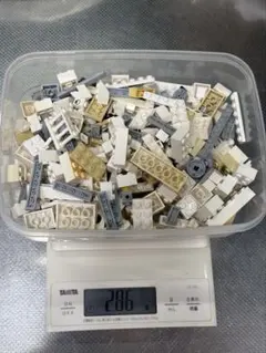 レゴブロック 正規品 まとめ売り 283ｇ ホワイト・グレー・ベージュ
