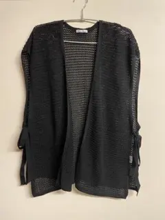 ブラックメッシュカーディガンのサムネイル