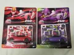 FUNBOO エヴァンゲリオンレーシング トヨタ GR86 ミニカー 2種セット
