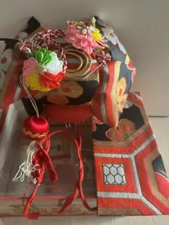 アンティーク！箱入り！豪華　作り帯　セット　七五三