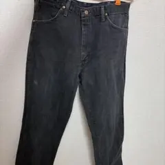 90s USA製 Wrangler 936WBK ブラックデニ36✖️34のサムネイル