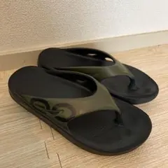 OOFOS(ウーフォス) オリーブグリーン リカバリーサンダル