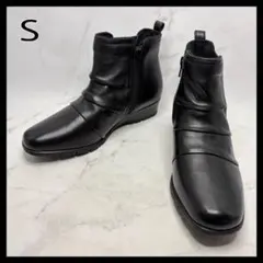 【極美品】 Hawkins ショートブーツ S 22.5 23 黒 防水 防滑のサムネイル