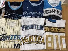 北海道日本ハムファイターズ 配布 ユニフォーム まとめ売り 7着 - メルカリ