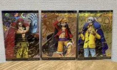 ワンピース ウエハース カード No.9 GR 三船長 ルフィ キッド ロー