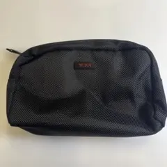 TUMI ポーチ バリスティックナイロン 小物入れ ブラックオレンジ 即日