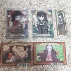 鬼滅の刃 ステンドグラスカード2 冨岡義勇 時透無一郎